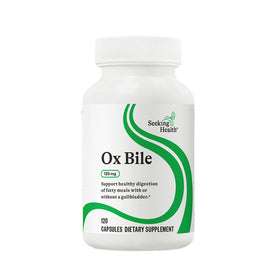 Seeking Health Ox Bile 125 complément alimentaire 120 capsules vue de face