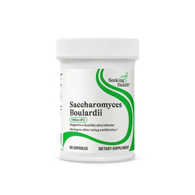 Seeking Health Saccharomyces Boulardii 60 capsules, vue de face