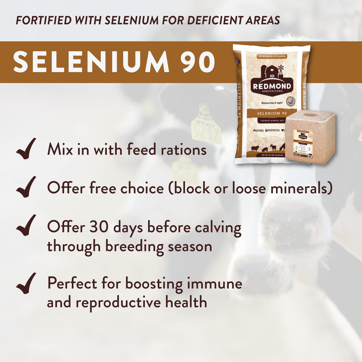 Selenium 90 REDMOND 2259g packaging de côté