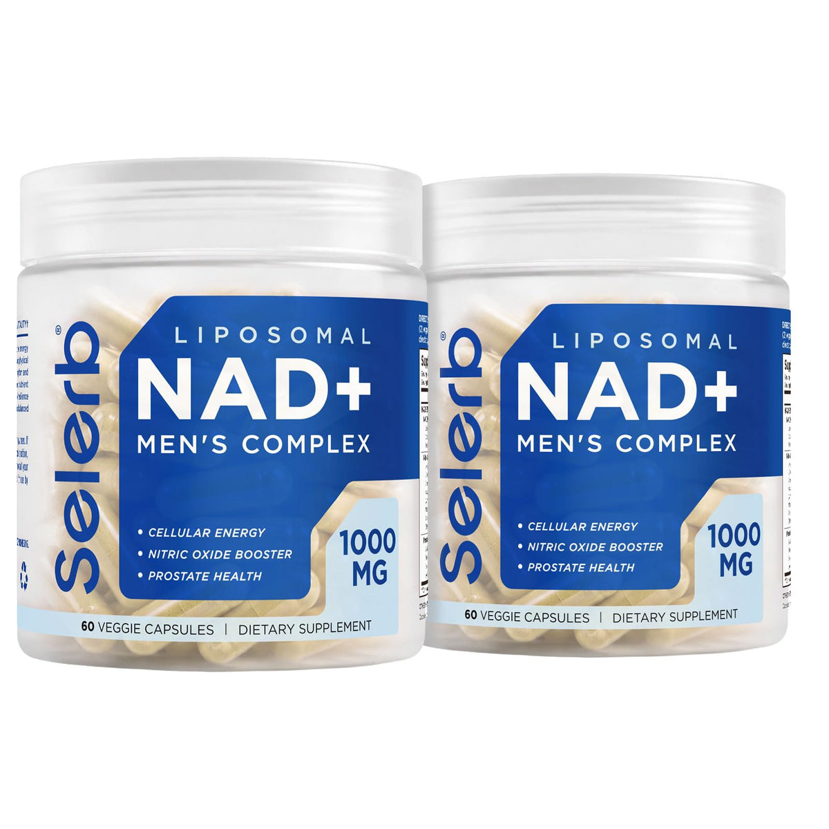 Selerb Compléments NAD+ pour Hommes boîte de 60 capsules vue de face