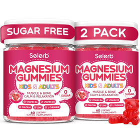 Selerb Gummies de Magnésium Glycinate 430g vue de face