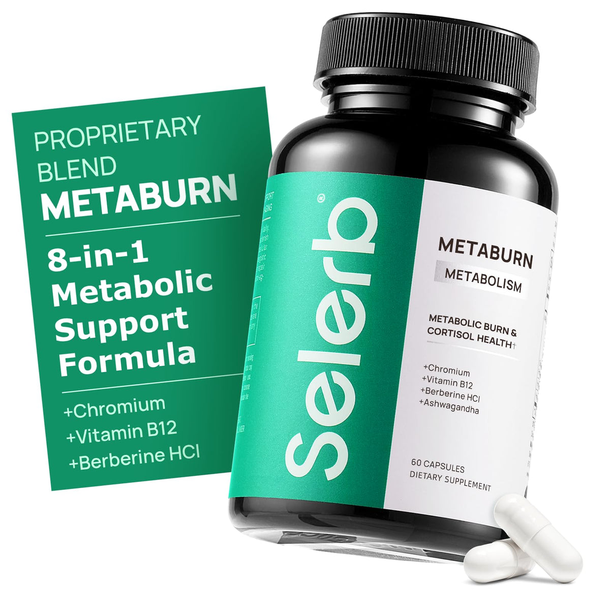 Selerb Metaburn 60 Capsules vue de face