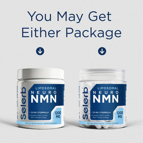Selerb NMN Liposomal 500 mg sur fond neutre