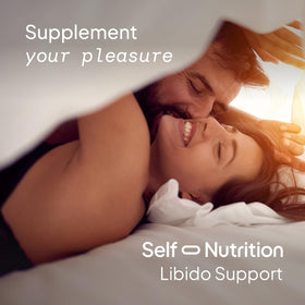 SELF NUTRITION Complément Alimentaire Libido Femme 60 Capsules sur fond blanc