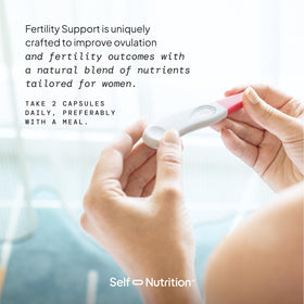 SELF NUTRITION Fertility Support 60 capsules - ouverture du flacon