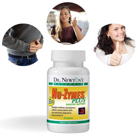 SelfCare+ Nu-Zymes Plus capsules sur une table
