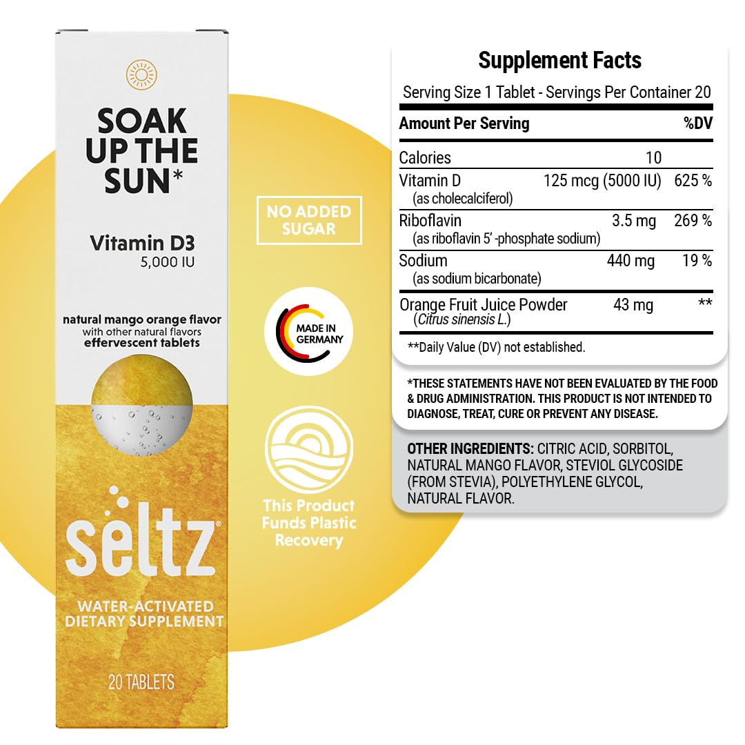 Seltz tablettes effervescentes à côté d'un ordinateur