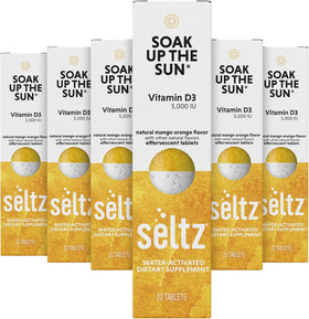 Seltz tablettes effervescentes de vitamine D3 dans un tube