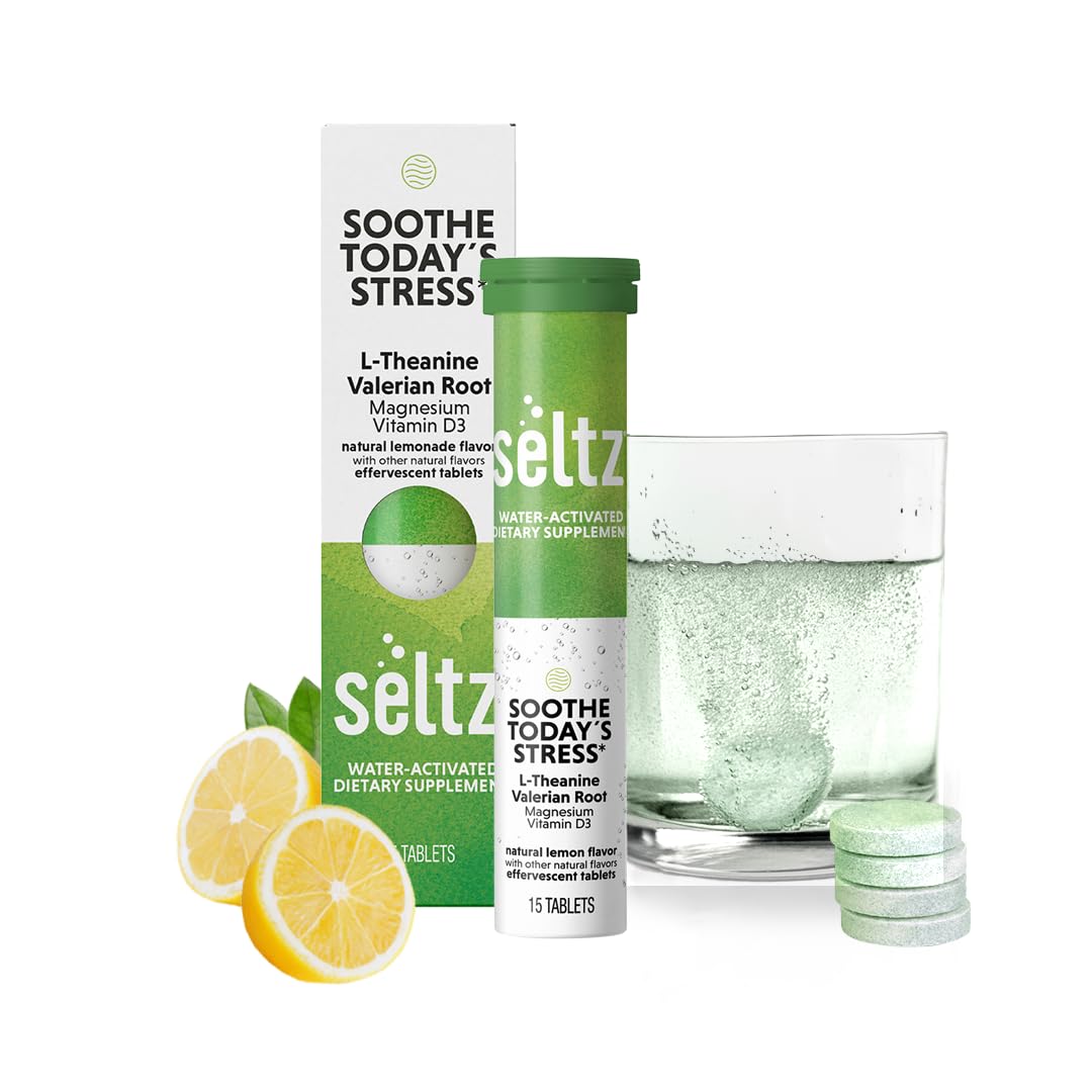 Seltz Tablettes Effervescentes L-Théanine tube avant
