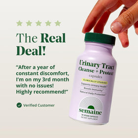 Semaine Urinary Tract Cleanse & Protect sur une table