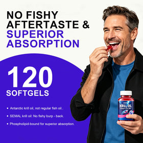 SEMAL Huile de Krill 1000mg gélules en gros plan