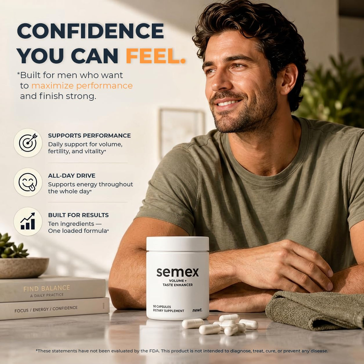 SEMEX™ Volume support de Newt sur un fond neutre