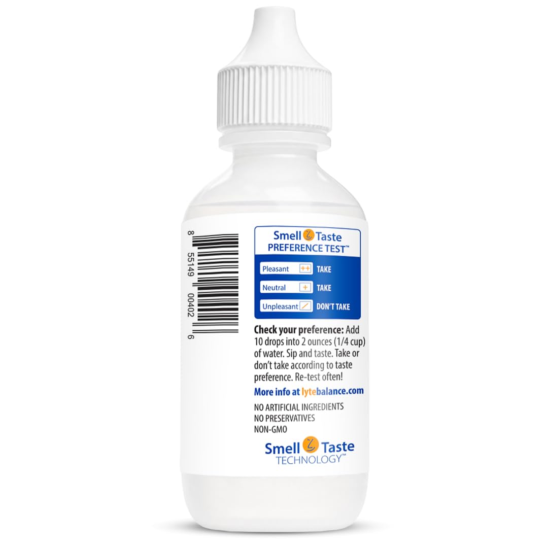 SENSEable Potassium Minéral Liquide 110 mg étiquette et dos