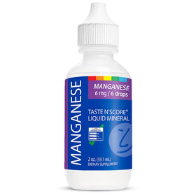 SENSEable Supplements Complément Minéral Liquide Manganèse 100% Pur 6 mg vue de face