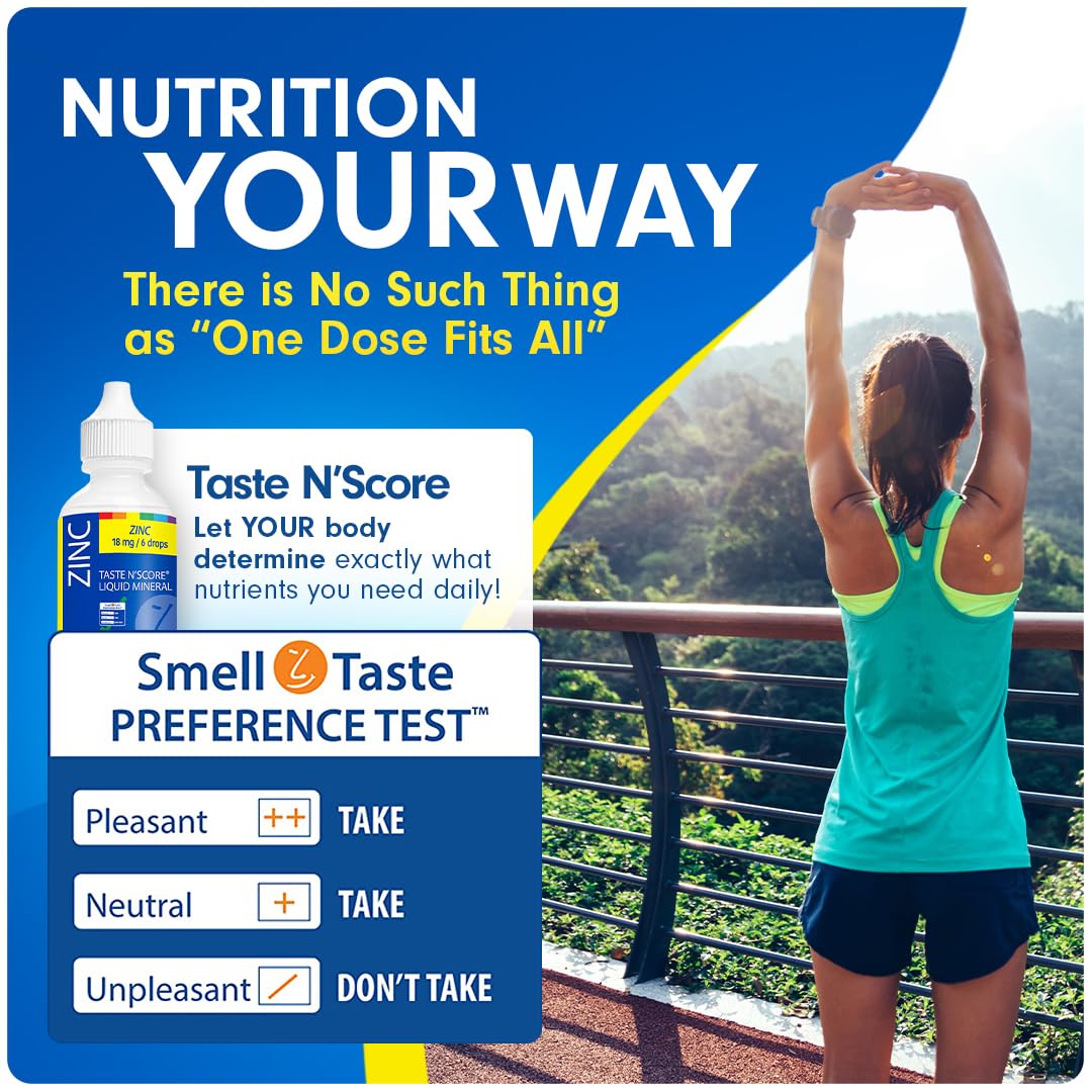 SENSEable Zinc liquide 18 mg avec d'autres compléments alimentaires