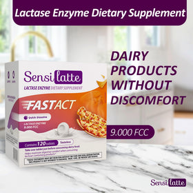 SENSI LATTE Lactase Enzyme prise en extérieur
