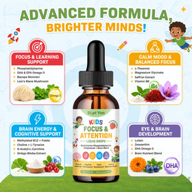 SEPT YAN Complément Alimentaire Enfants Concentration 60ml sur une table