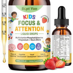 SEPT YAN Complément Alimentaire Enfants Concentration 60ml vue avant