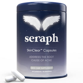 Seraph Complément Alimentaire Acné 60 Capsules vue de face