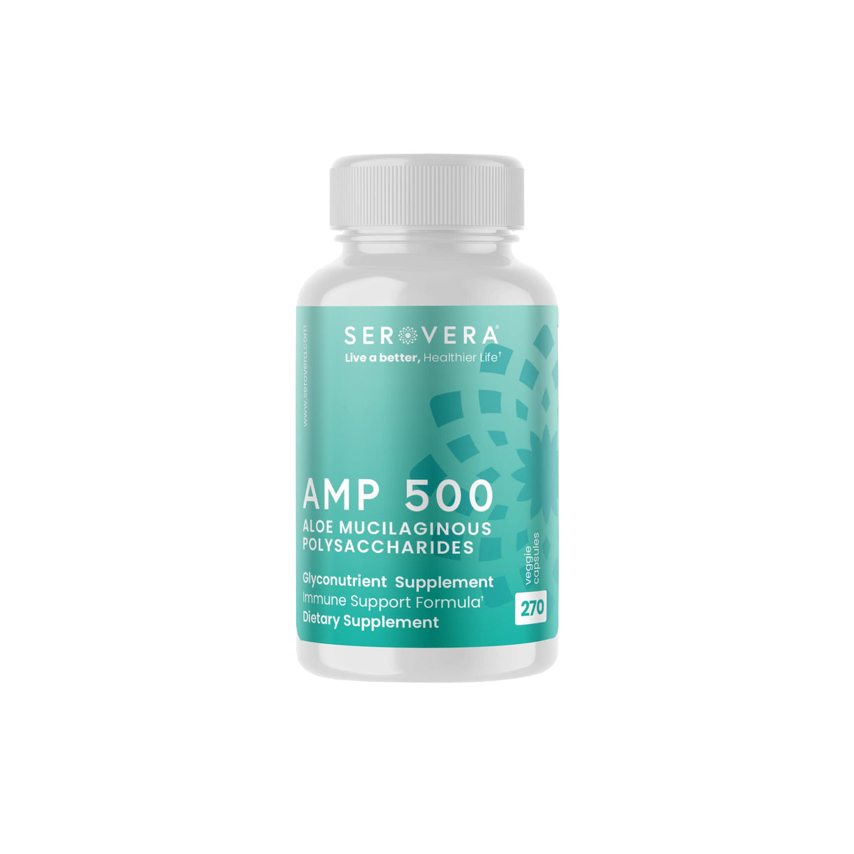 SEROERA Amp Aloe Vera Bio 270 capsules vue de face
