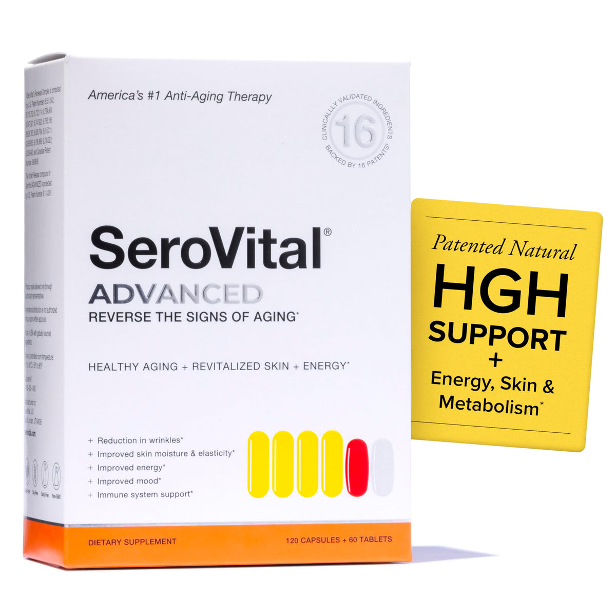Serovital Avancé complément alimentaire 322g, vue de face