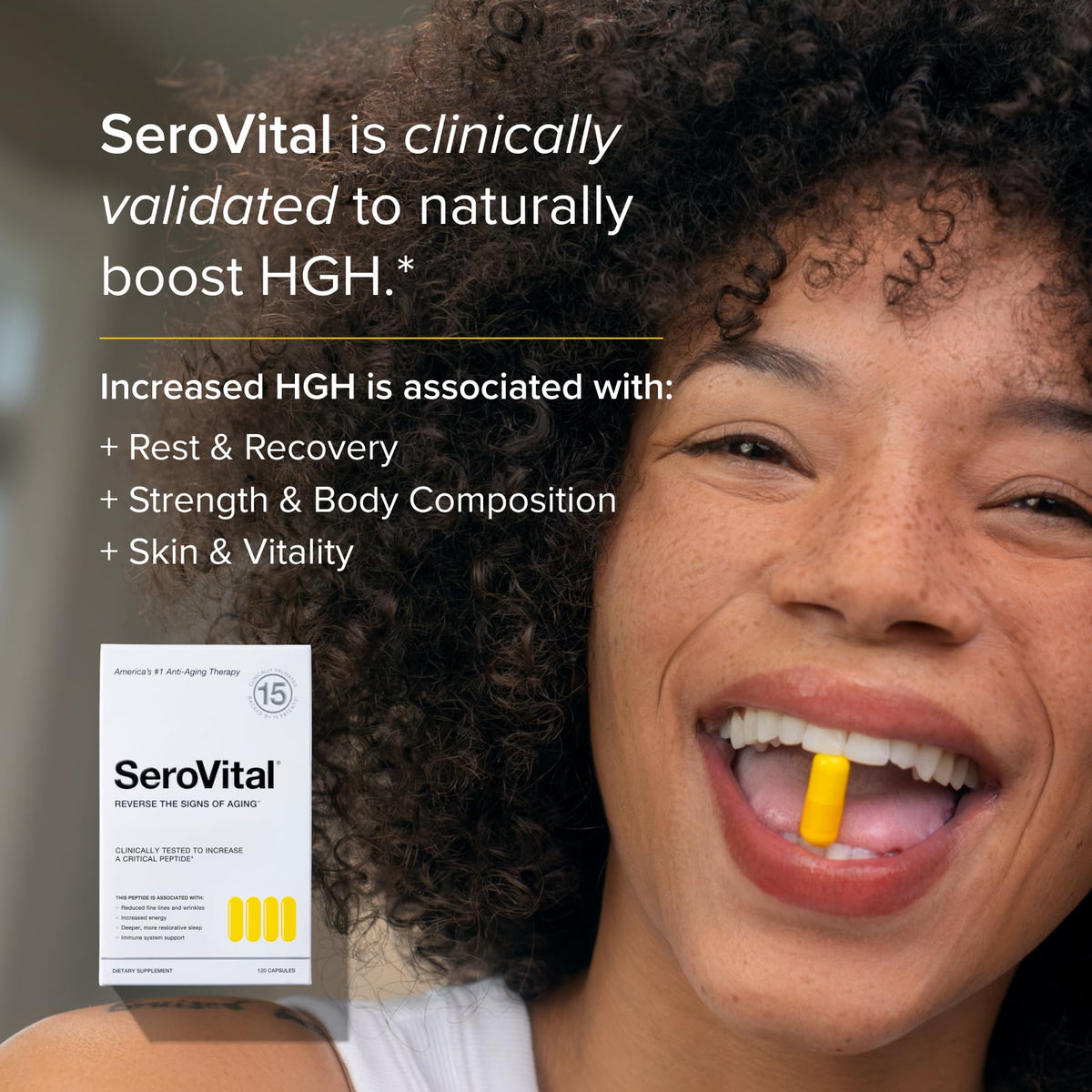 Serovital Complexe de Renouvellement - Capsules en gros plan