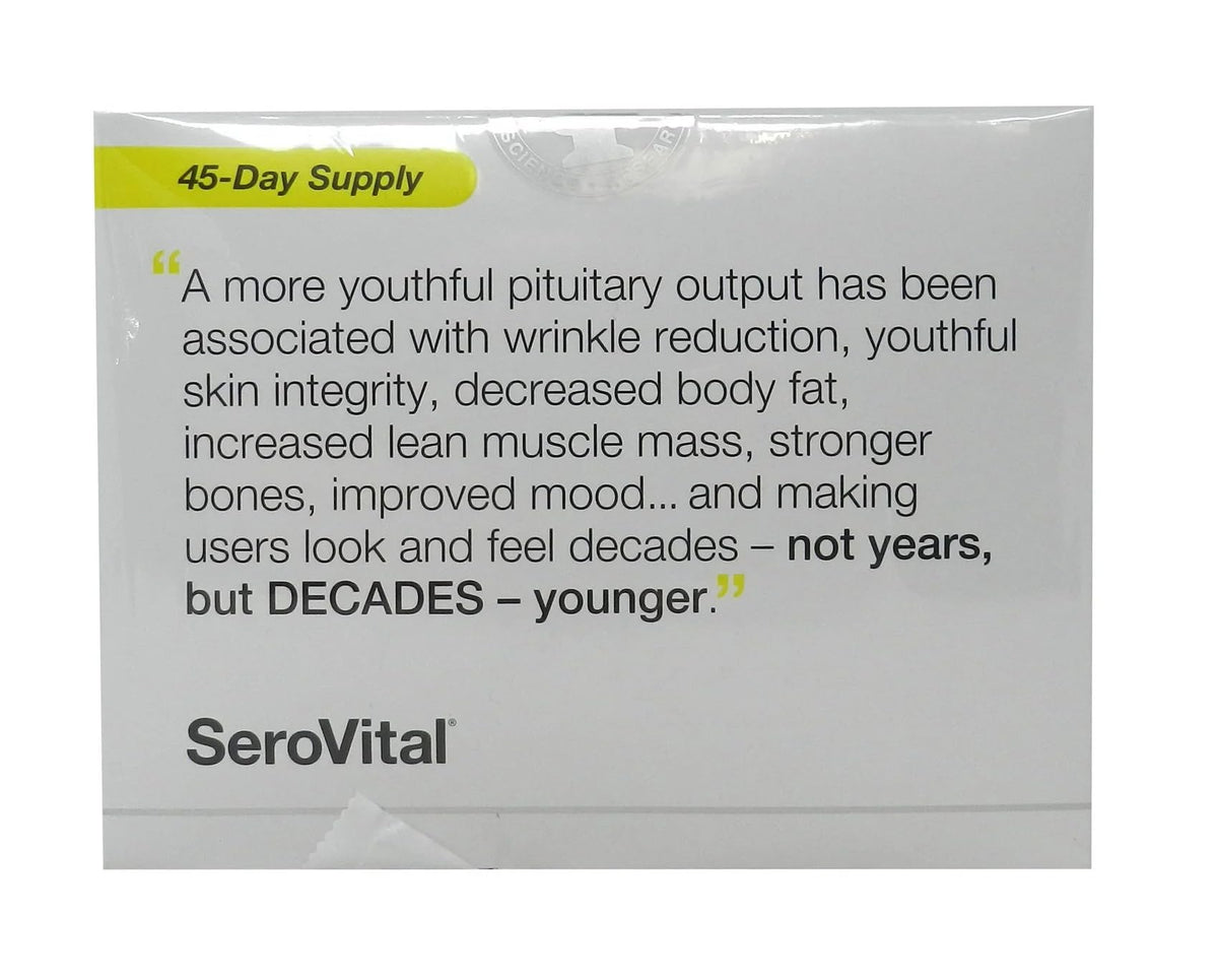 Serovital Complexe Renouvellement 180 Capsules avec étiquette visible