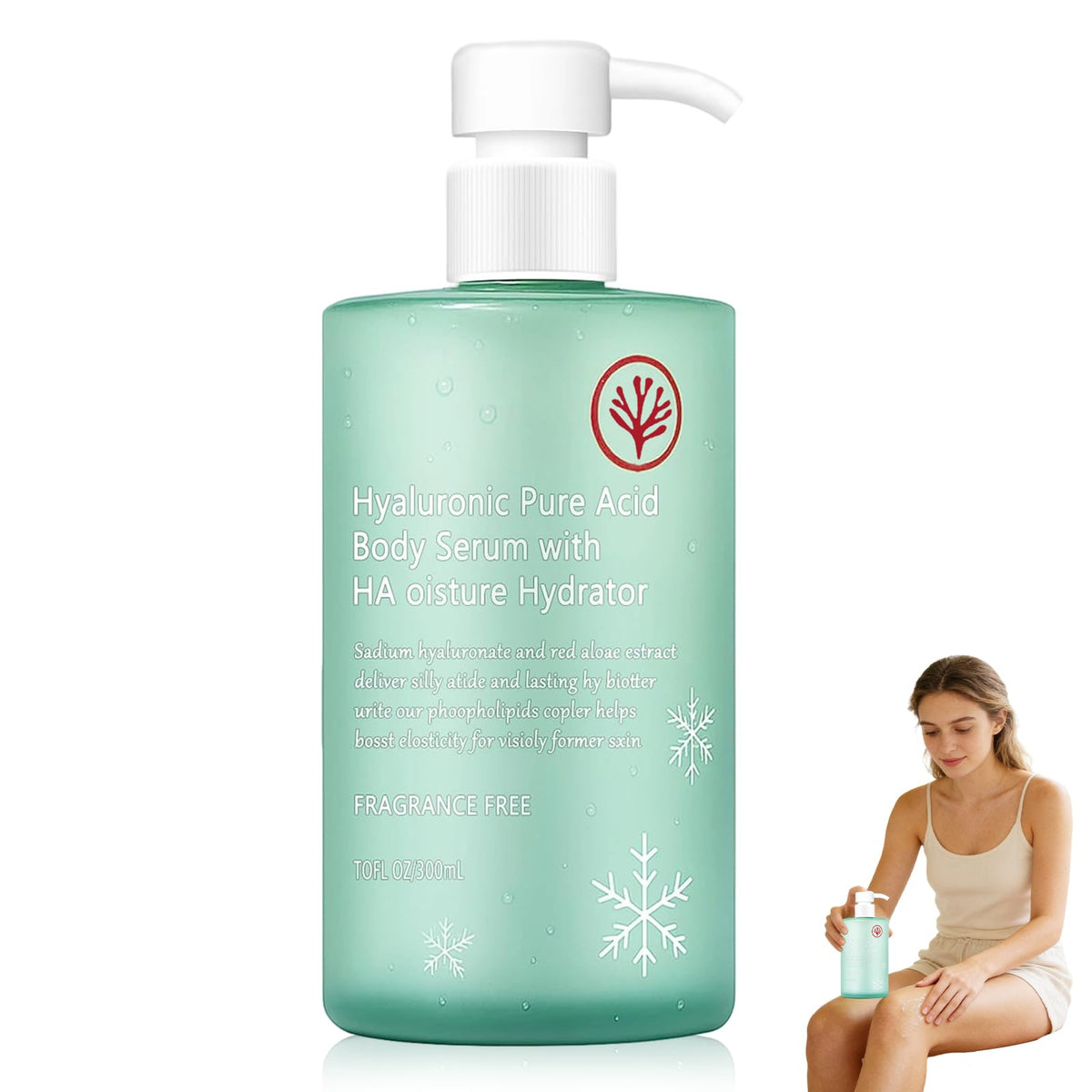 Sérum corporel acide hyaluronique 300ml vue avant
