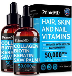 Sérum PrimeMD Collagène Liquide 2oz vue avant avec étiquette