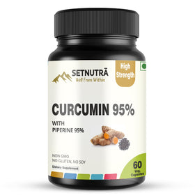 SETNUTRA Curcuma 95% avec Pipérine 60 capsules végétales avant