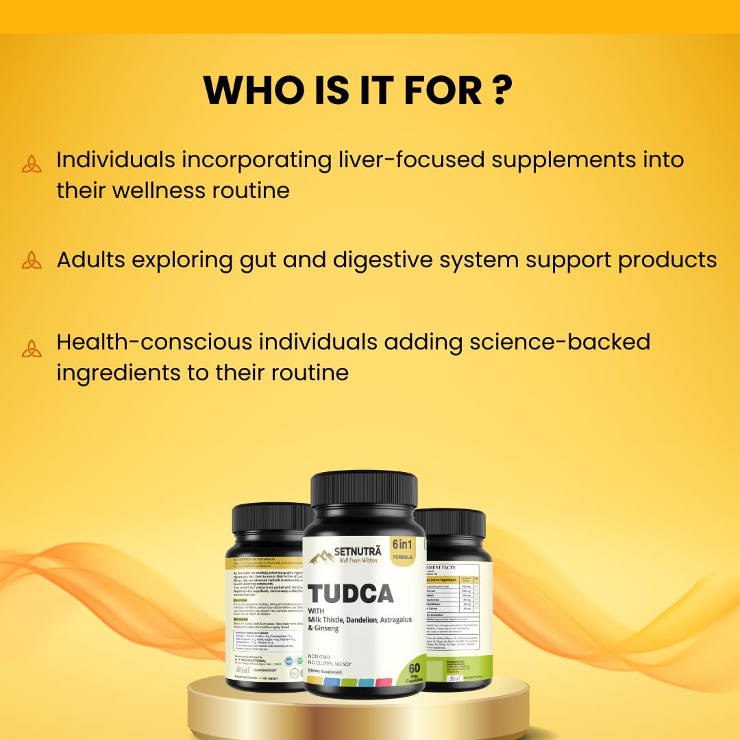 SETNUTRA TUDCA 6 en 1 avec Chardon-Marie et Ginseng
