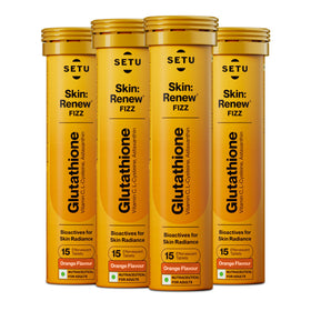 SETU comprimés effervescents de glutathion orange vue avant