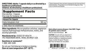 SFI Health Acide Alpha-Cétoglutarique 60 capsules sur fond blanc