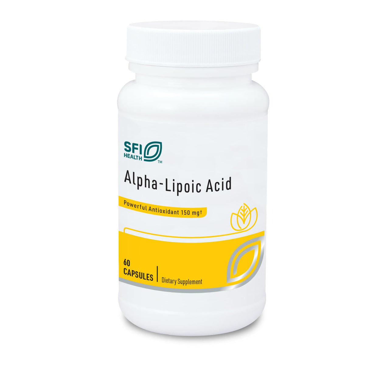 SFI Health Acide Alpha-Lipoïque 150mg 60 Capsules vue avant