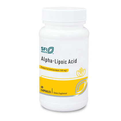 SFI Health Acide Alpha-Lipoïque 150mg 60 Capsules vue avant