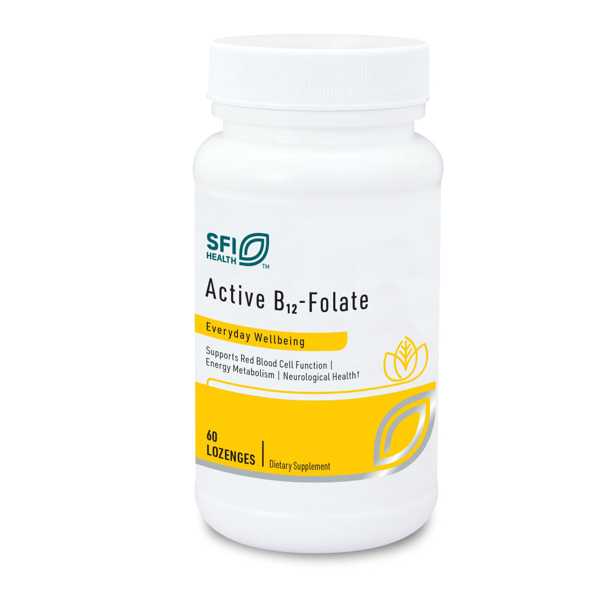 SFI Health B12 Actif 60 comprimés, vue avant de l'emballage