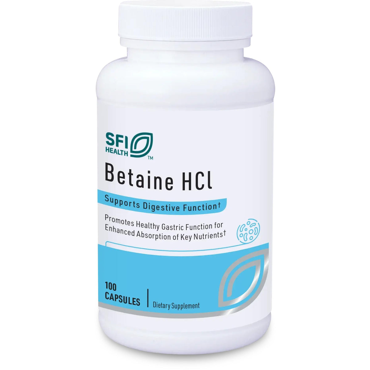 SFI Health Betaïne HCl 648mg capsules vue avant