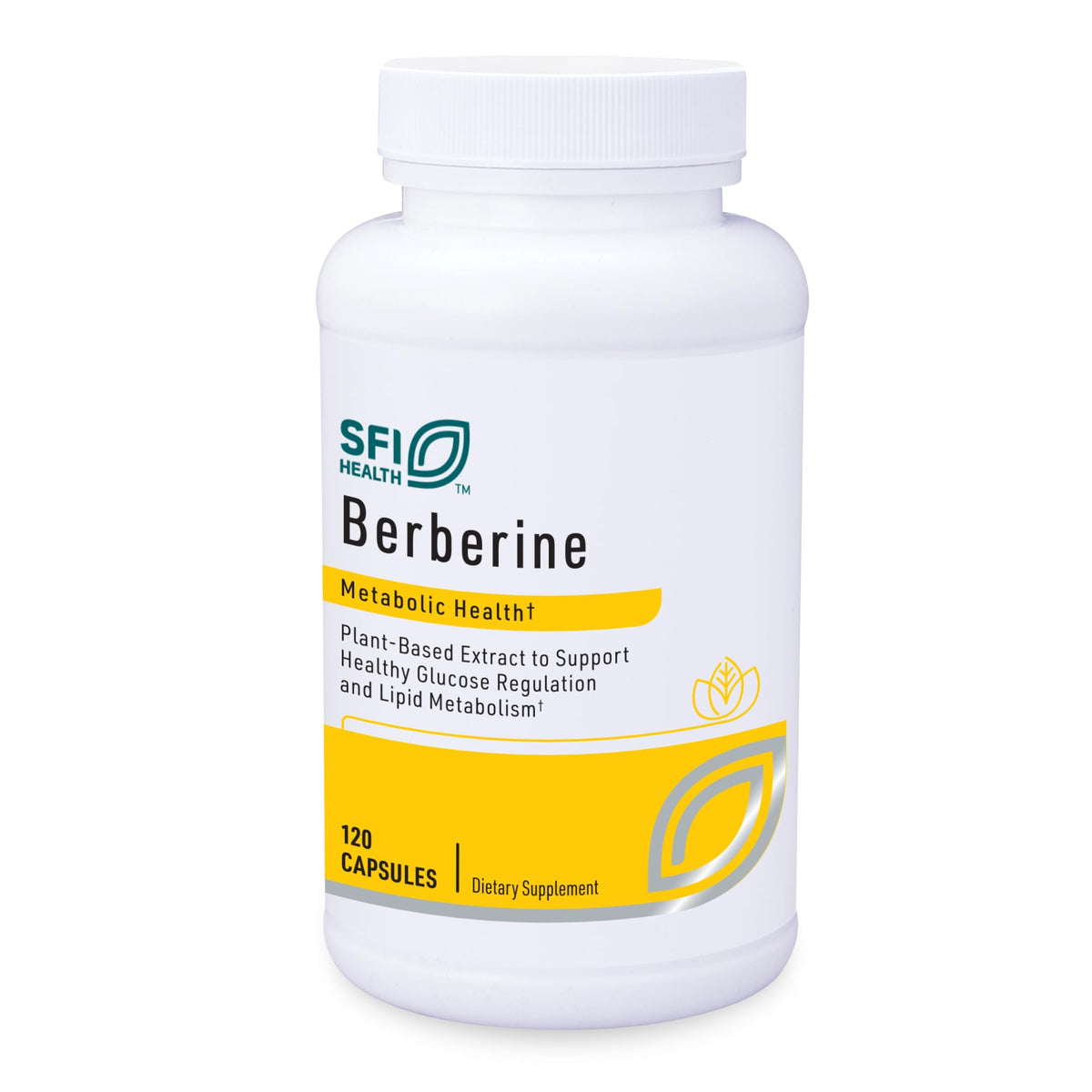 SFI Health Complément Alimentaire Berbérine HCl 500mg - vue avant