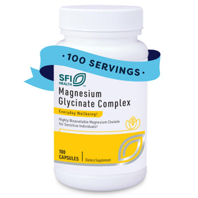 SFI Health Complexe de Magnésium Glycinate 100 capsules vue avant