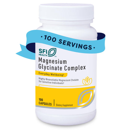 SFI Health Complexe de Magnésium Glycinate 100 capsules vue avant
