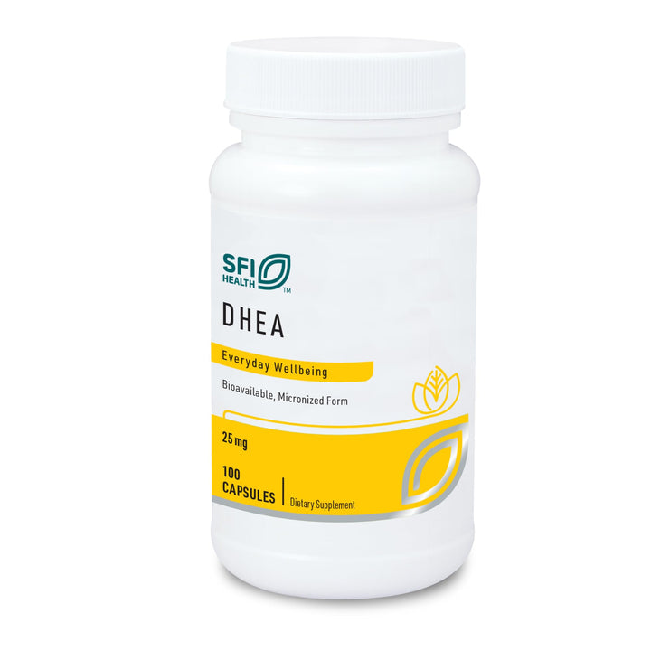 SFI Health DHEA 25mg 100 Capsules vue de face