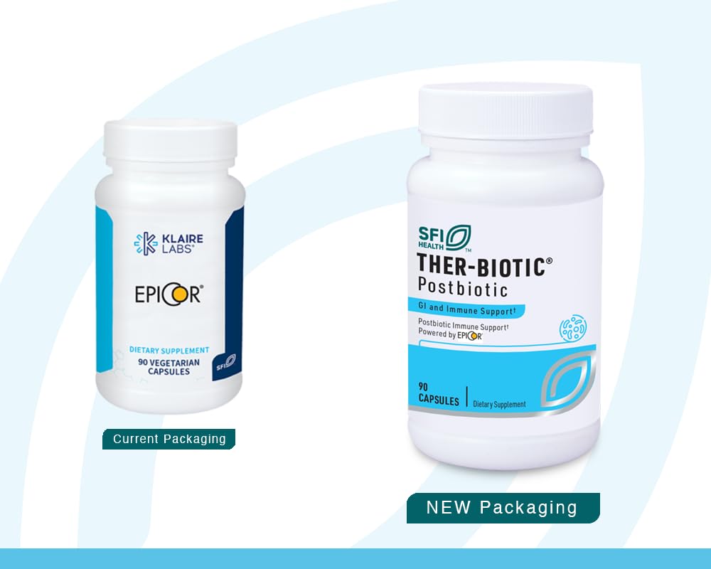 SFI Health EpiCor capsules végétariennes avec étiquette visible
