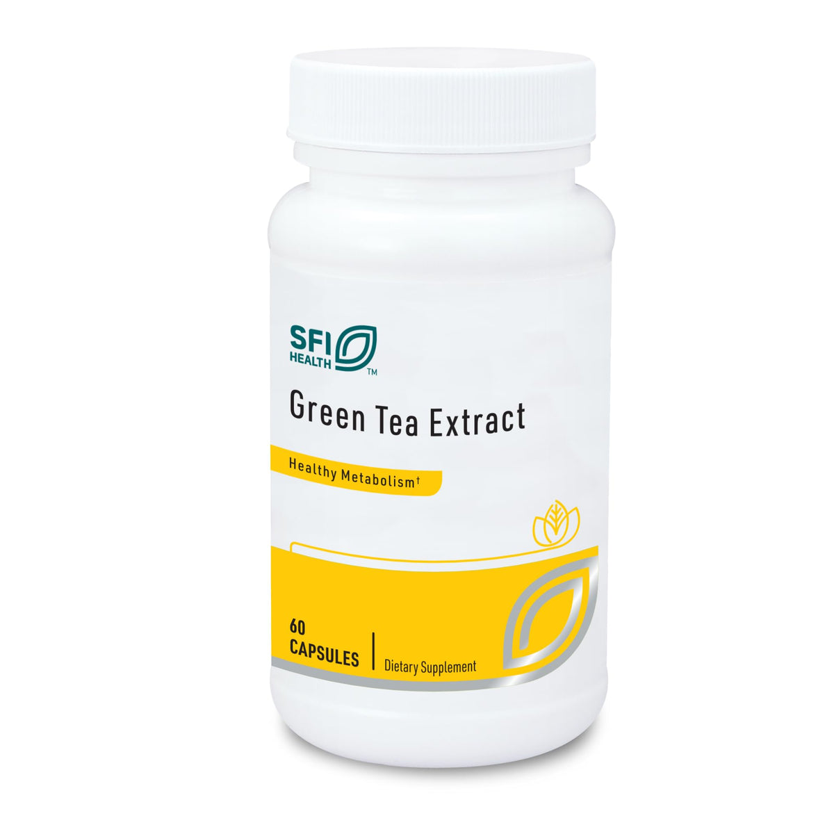 SFI Health Extrait de Thé Vert 60 Capsules Végétariennes - vue de l'emballage