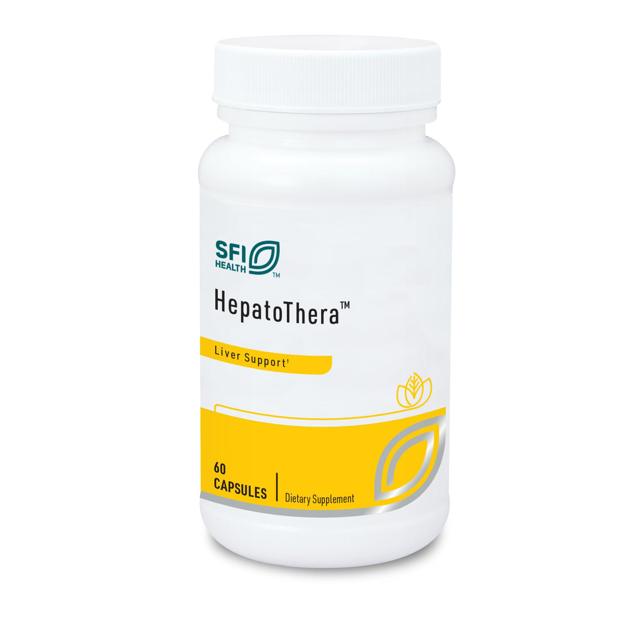 SFI Health Hepatothera 60 capsules, vue avant du produit