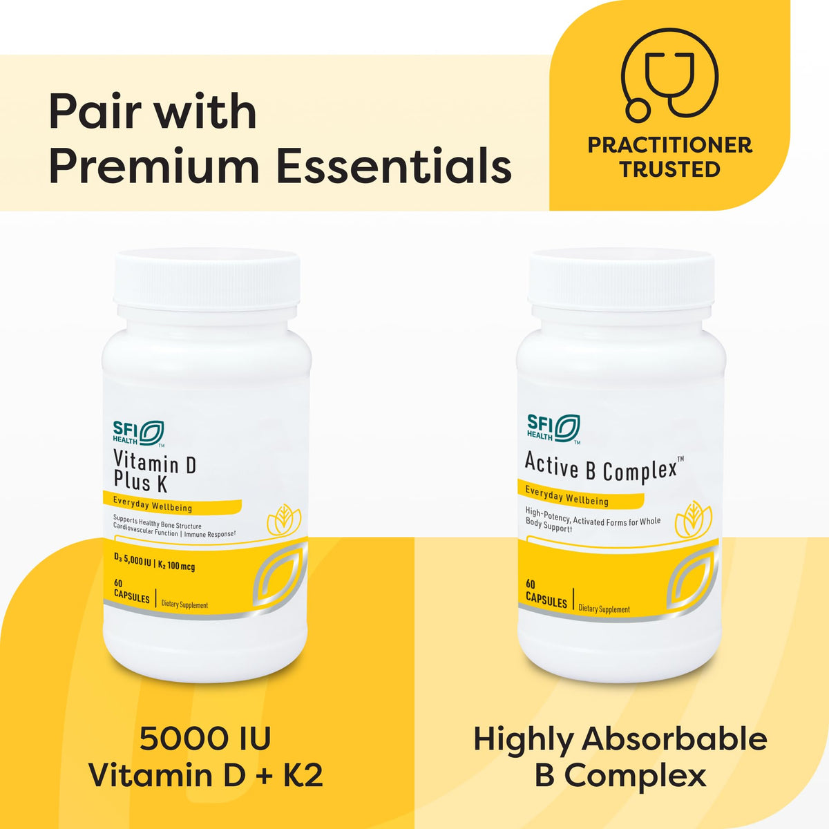 SFI Health Mag Complete capsules sur une table