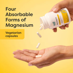 SFI Health Mag Complete complément de magnésium avec capsules sur fond blanc