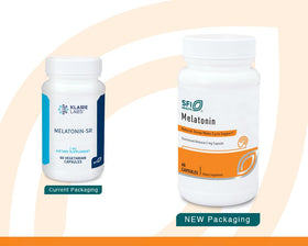 SFI Health Mélatonine-SR 60 capsules côté gauche