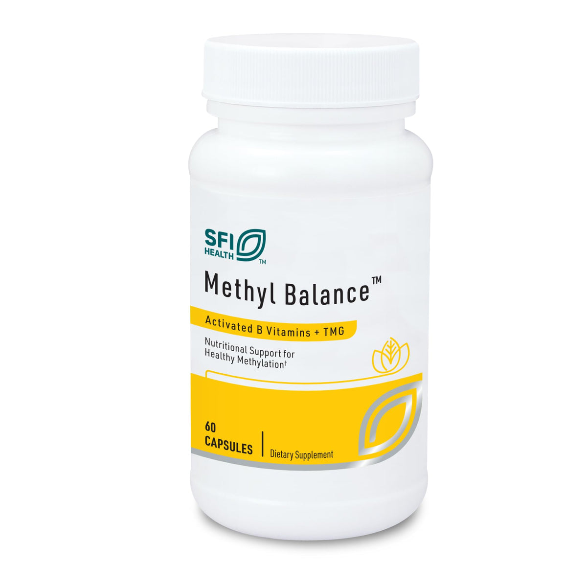 SFI Health Methyl Balance 60 capsules vue de face