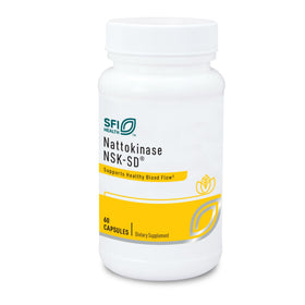 SFI Health Nattokinase NSK-SD 60 capsules vue avant avec emballage