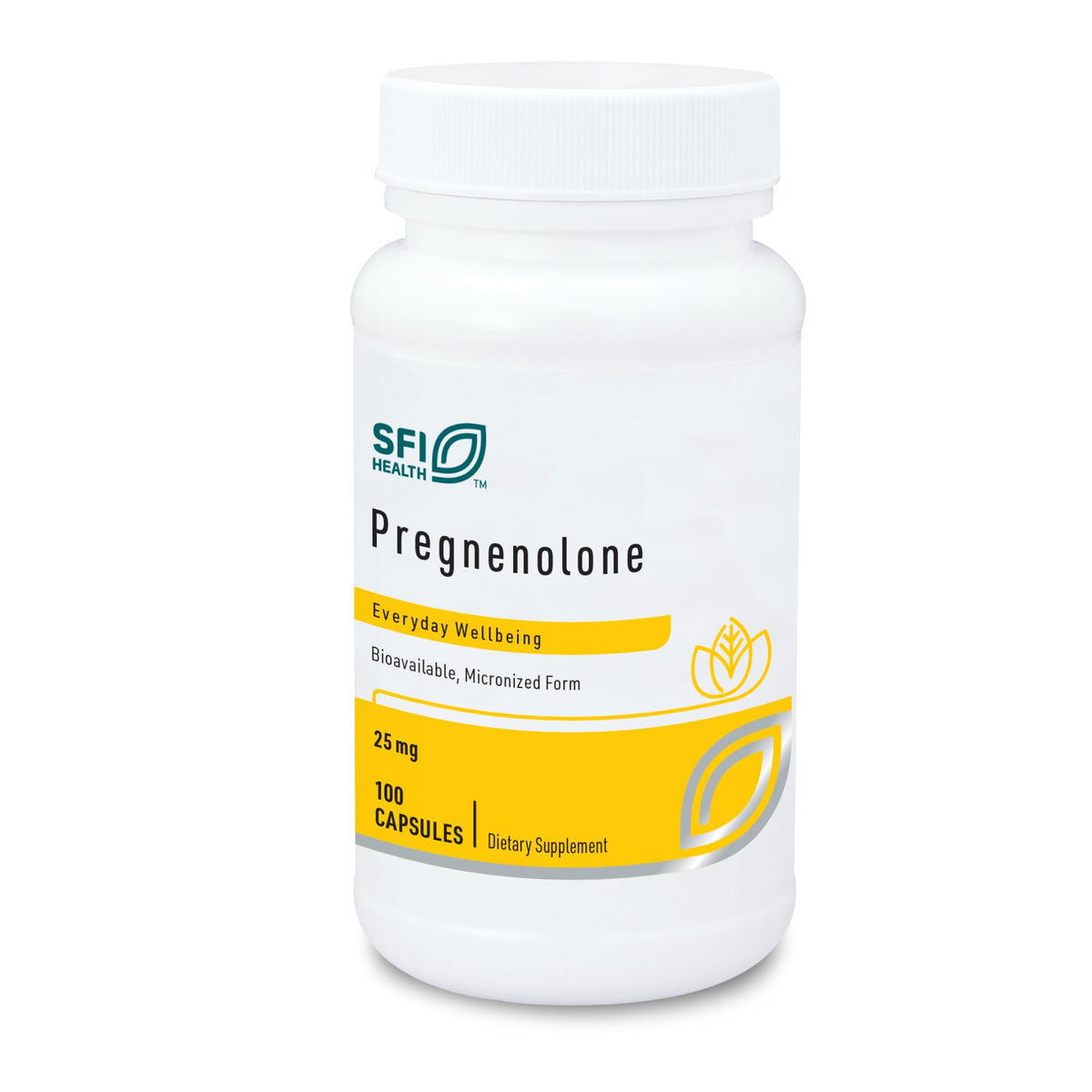 SFI Health Pregnénolène 100 capsules vue de face